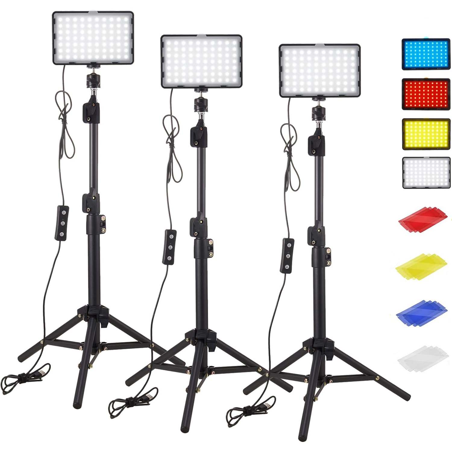 Photography Umbrella Lighting Kit - LED 사진 비디오 라이트 패널 조명