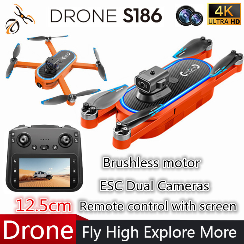 Photography Drone - 2025 S186 드론 전문가용 4K HD
