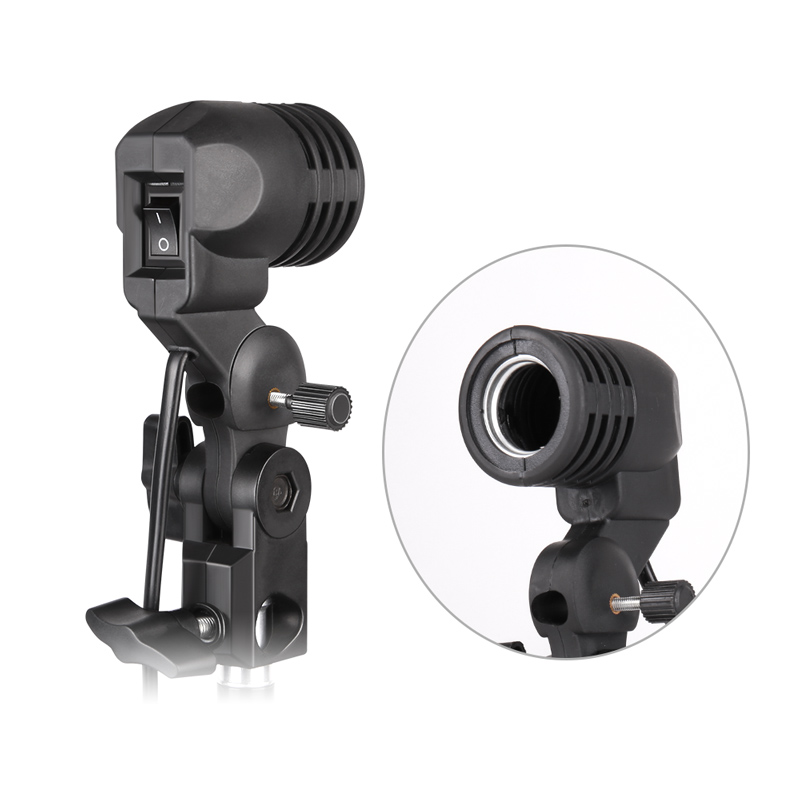 Photography Umbrella Lighting Kit - 1.8m 케이블 코드 전구 스탠드 E26