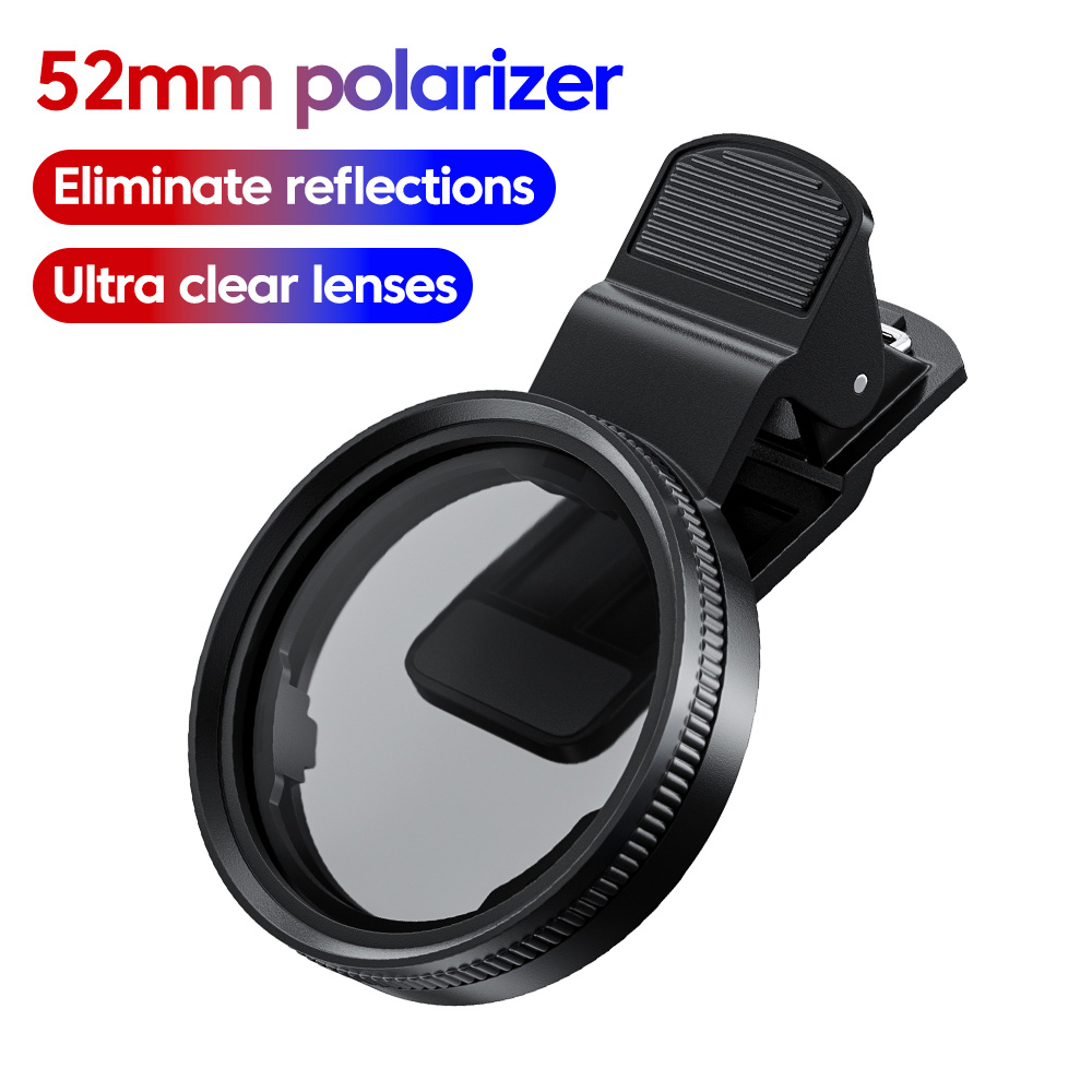 Photography Xiaomi - 52MM 원형 범용 휴대용 편광판 카메라