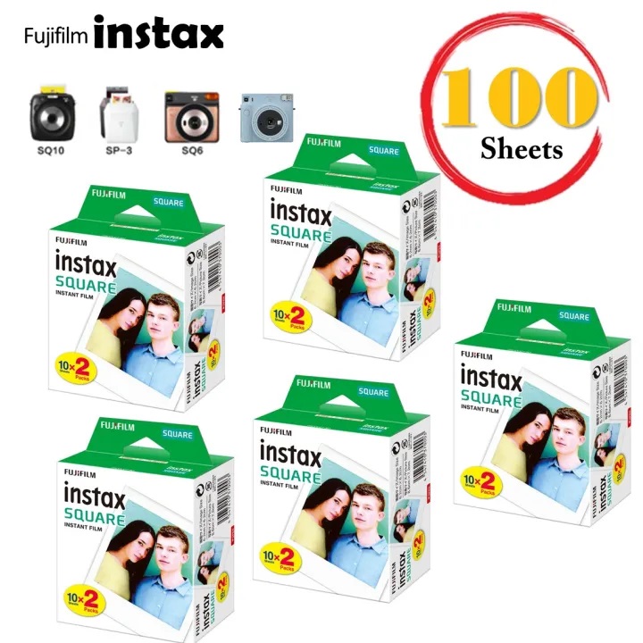 Photography Cheat Sheet - Fujifilm Instax Square 필름 흰색 가장자리
