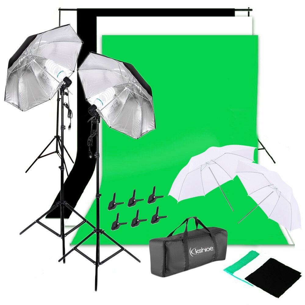 Photography Umbrella Lighting Kit - 사진 스튜디오 촬영 조명 키트 우산