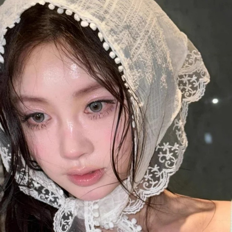 패션 화이트 레이스 헤드 랩 스카프 여성을위한 수 놓은 - Photography Triangle 리뷰 및 가격