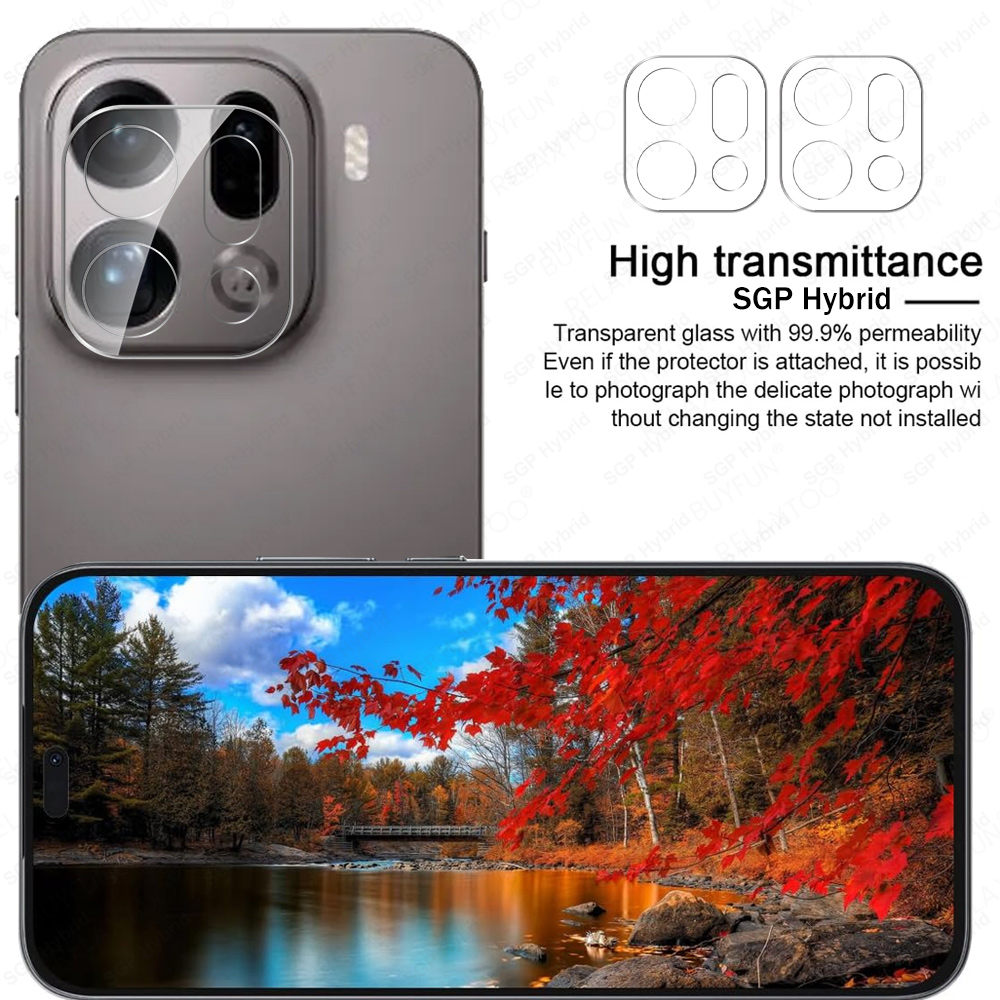 OPPO Find X9 Pro용 3D 클리어 카메라 글 - Photography Kit Oppo Find X9 Pro 리뷰 및 가격