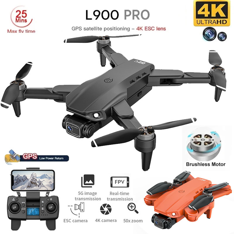 L900 Pro GPS 드론 4K 전문 HD 듀얼 카메 - Photography Drone 리뷰 및 가격