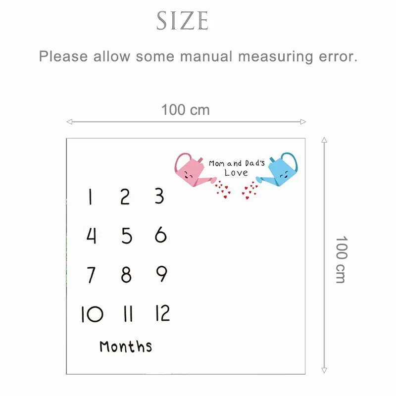 배경 담요 놀이 매트 아기 마일스톤 사진 소품 달력 소 - Photography Cheat Sheet 리뷰 및 가격