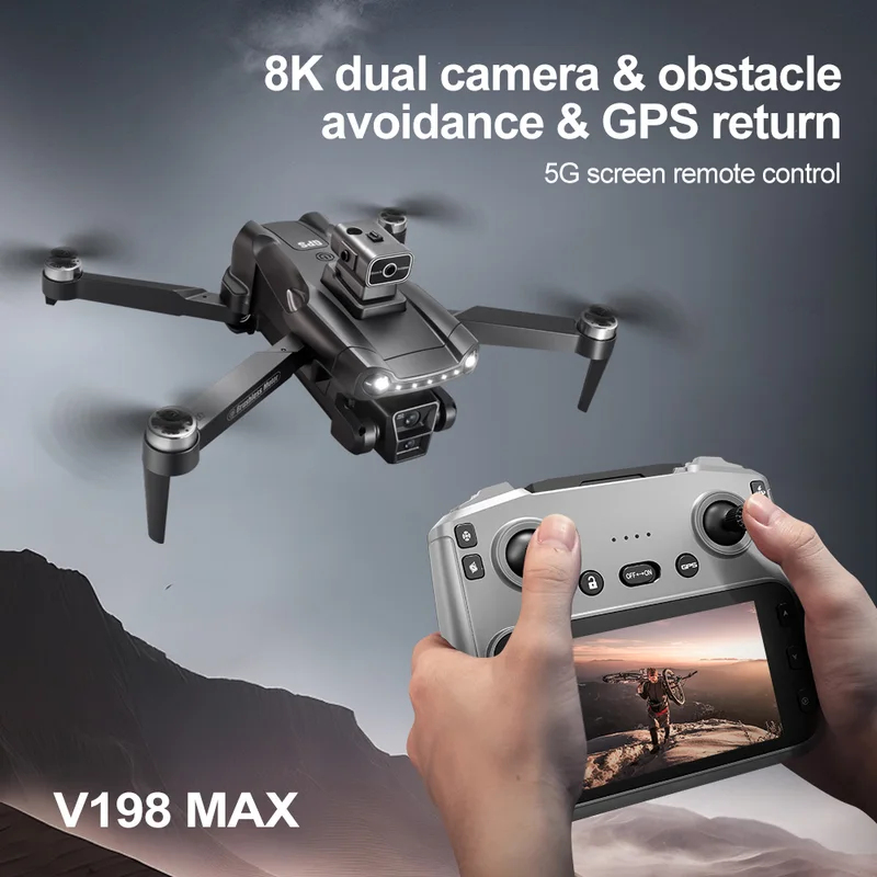 2026년형 V198MAX 드론 레이저 장애물 회피 항 - Photography Drone 리뷰 및 가격