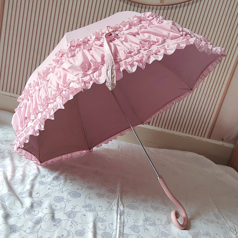 오리지널 수제 루오 우산 다크 고딕 스타일 로리타 사진 - Photography Umbrella 리뷰 및 가격