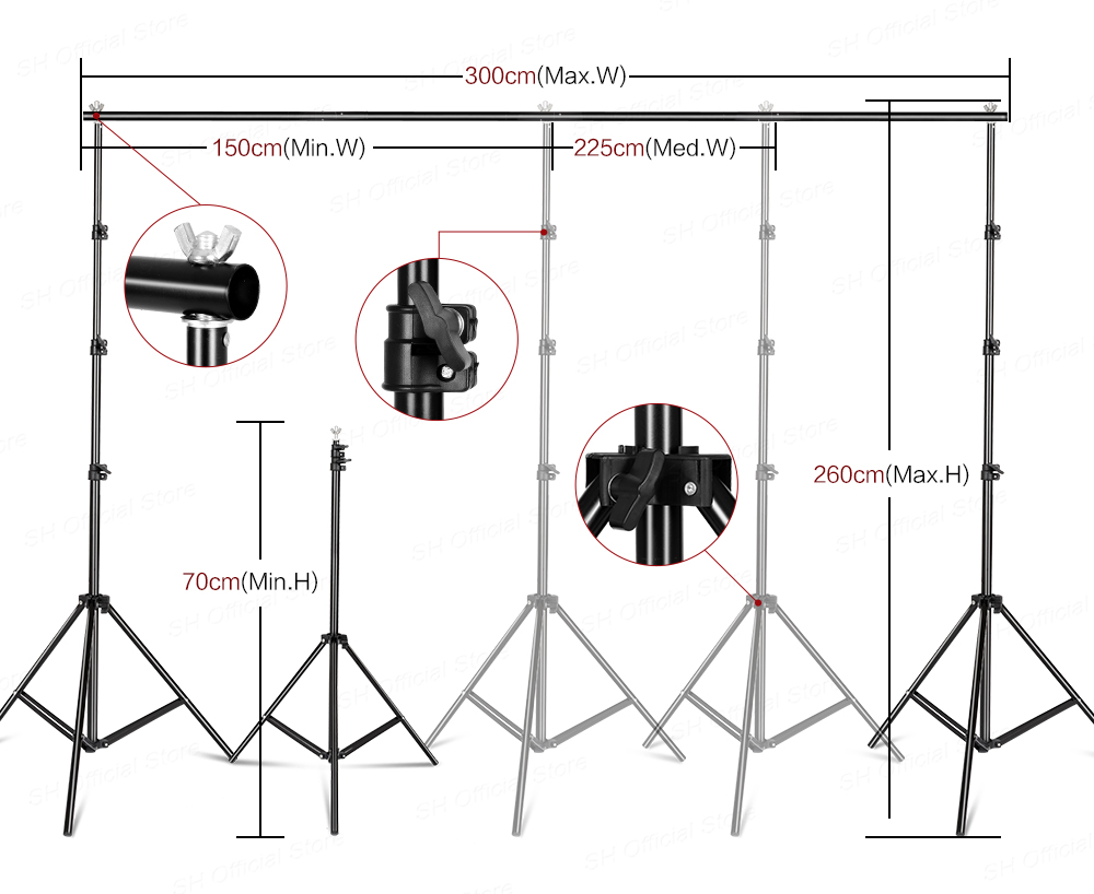 사진 촬영 스튜디오 소프트박스 조명 키트 (2.6x3M - Photography Hacks 리뷰 및 가격