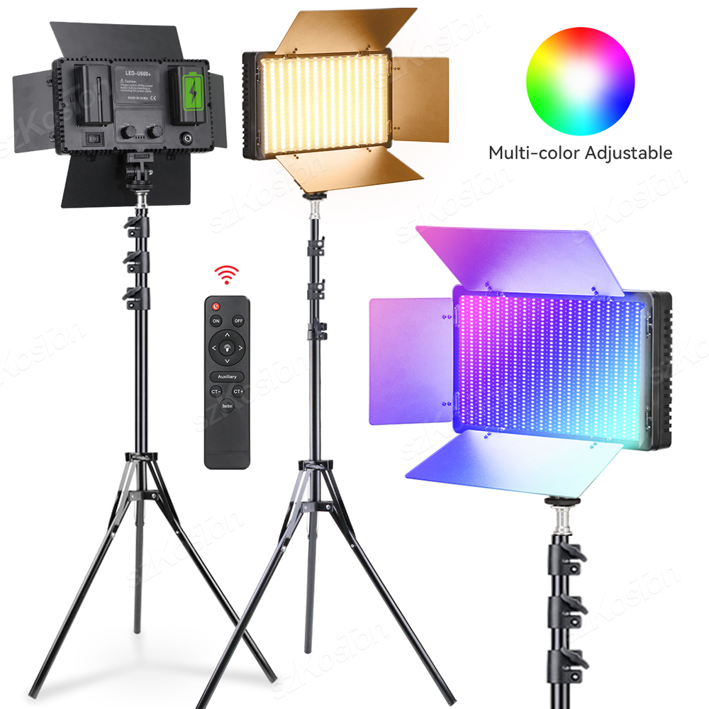 RGB 사진 비디오 LED 채우기 라이트 패널 사진 스 - Photography Umbrella Lighting Kit 리뷰 및 가격