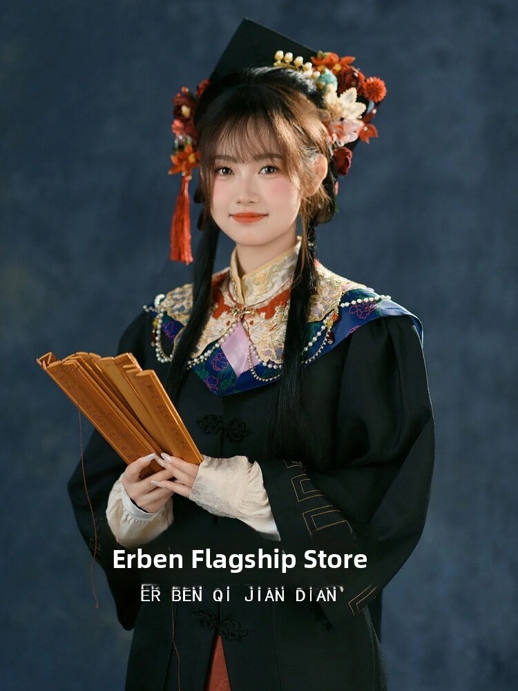 새로운 중국풍 스튜디오 촬영용 명나라 한푸 여성 졸업  - Photography Graduation 리뷰 및 가격