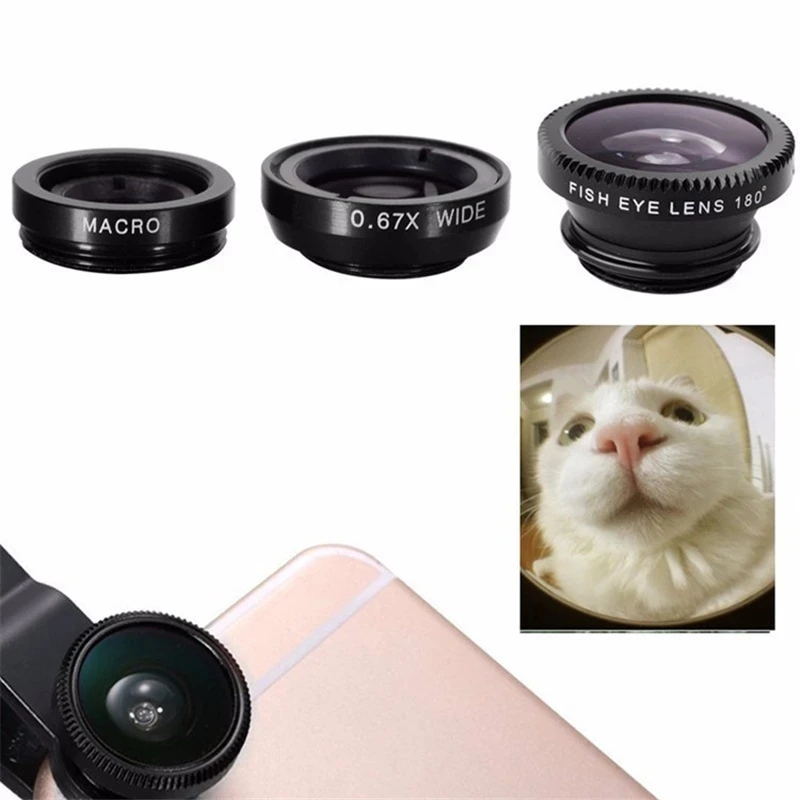 아이폰 샤오미 레드미용 3in1 어안 광각 마이크로 카 - Photography Xiaomi 리뷰 및 가격